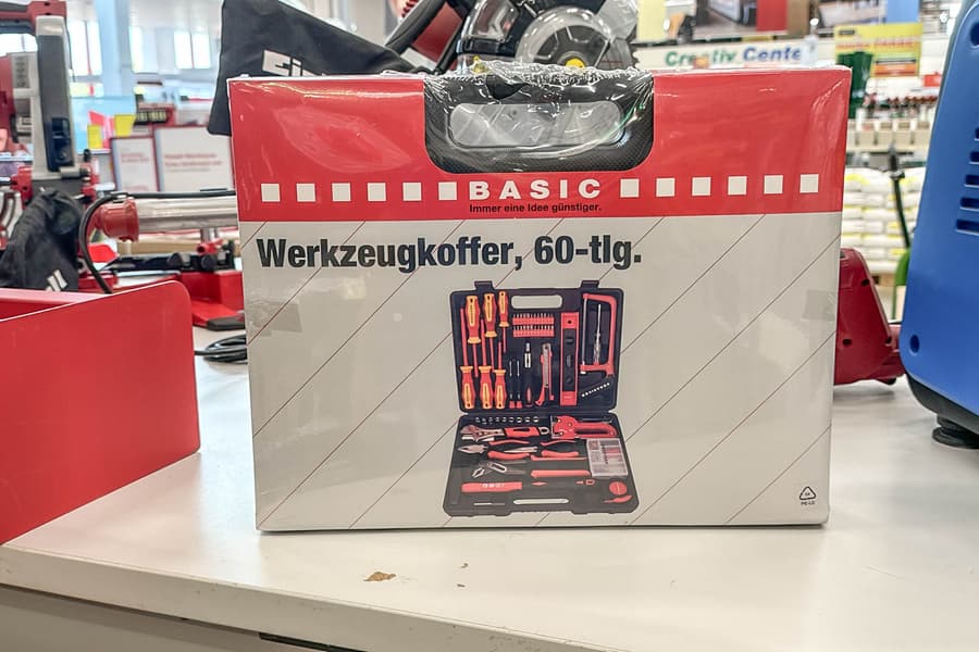 Werkzeugkoffer Basic, 60-teilig